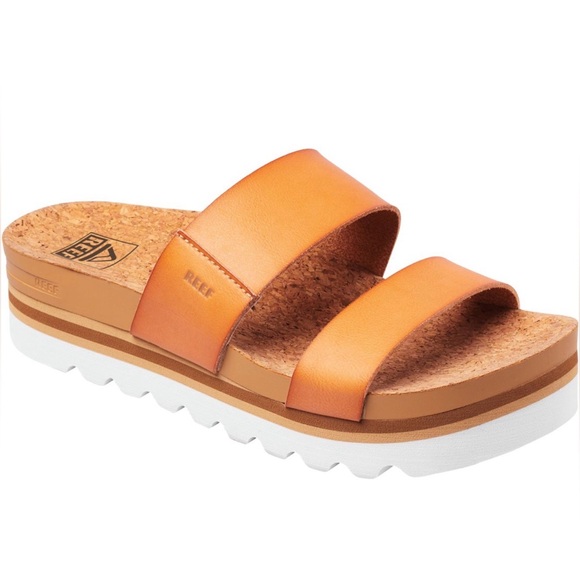 Reef Cushion Vista Hi Sandals - Natural NEW w/Tag - Picture 2 of 6